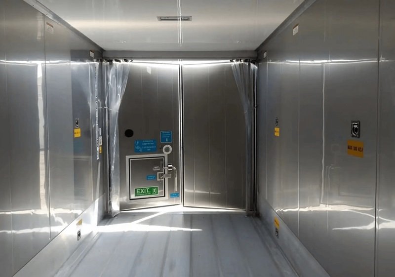 kiểm tra độ kín của container lạnh